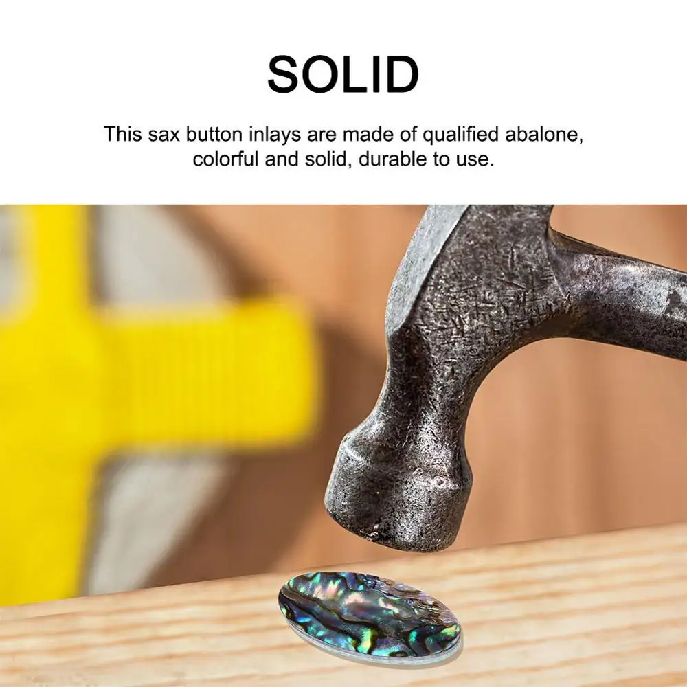 Саксофон ключ кнопка Abalone Shell Sax клавиши вставки музыкальный инструмент аксессуар