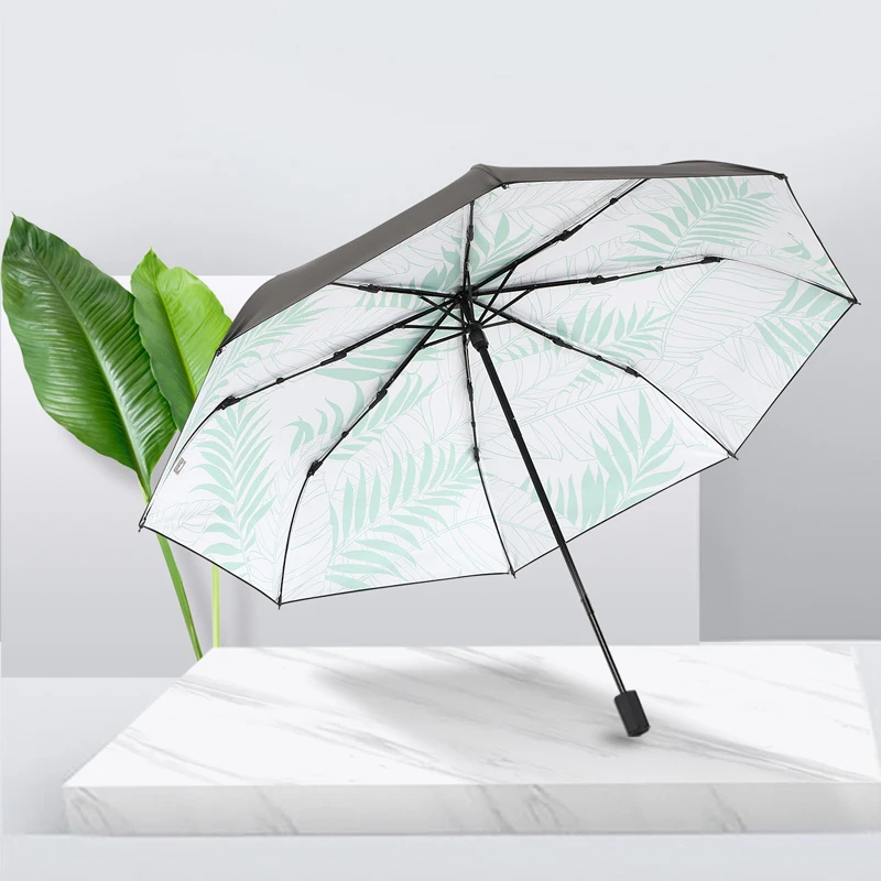 High Quality Portable Folding Umbrella Rain Women Fashion Luxury Cute Kawaii Umbrella Windproof Anti UV Sombrilla Umbrella BC50