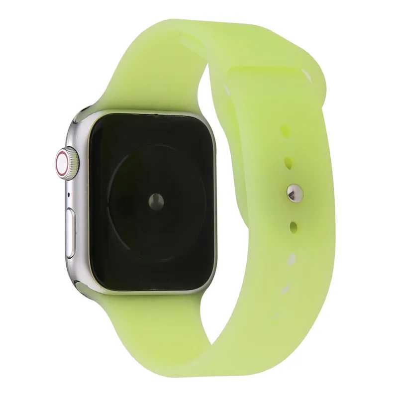 Мягкие силиконовые спортивные петля ремешок для наручных часов apple watch версия 1 2 3