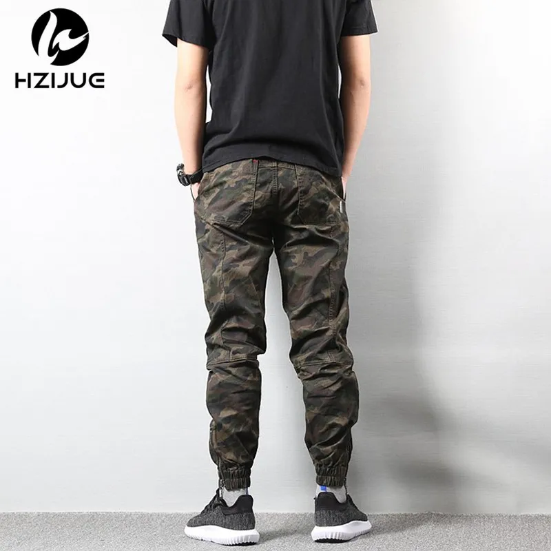 HZIJUE новинка 2018 модные повседневные осенние брюки-карандаш уличный стиль хип-хоп