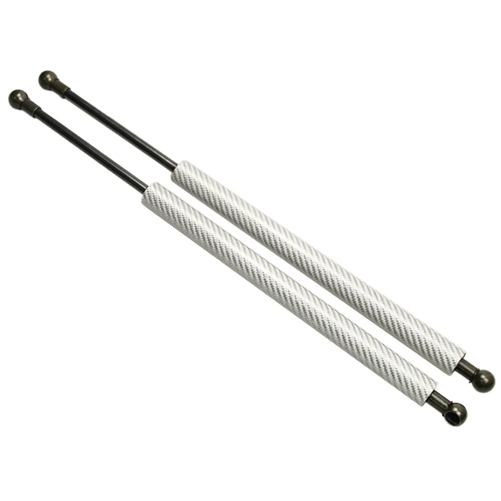 silver carbon fiber Для Honda Stepwgn- шрифт капота изменение углеродного волокна газовые стойки подъем поддержка Амортизатор аксессуары для амортизаторов амортизатор - Цвет: silver carbon fiber