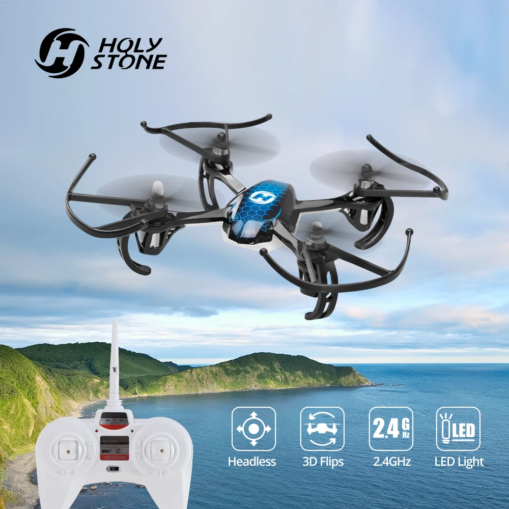 

Holy Stone HS170 Mini Drone 6-Axis Gyro 4 Channels Racing Drone 2.4Ghz 3 Speed Mode Wind-resistant RC Helicopter Quadcopter