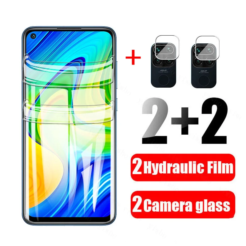 Гидравлическая пленка 999D для Xiaomi Redmi Note 9 Защита для объектива камеры закаленное стекло на Xiomi Redmi Note9 не 9 Not9 пленка