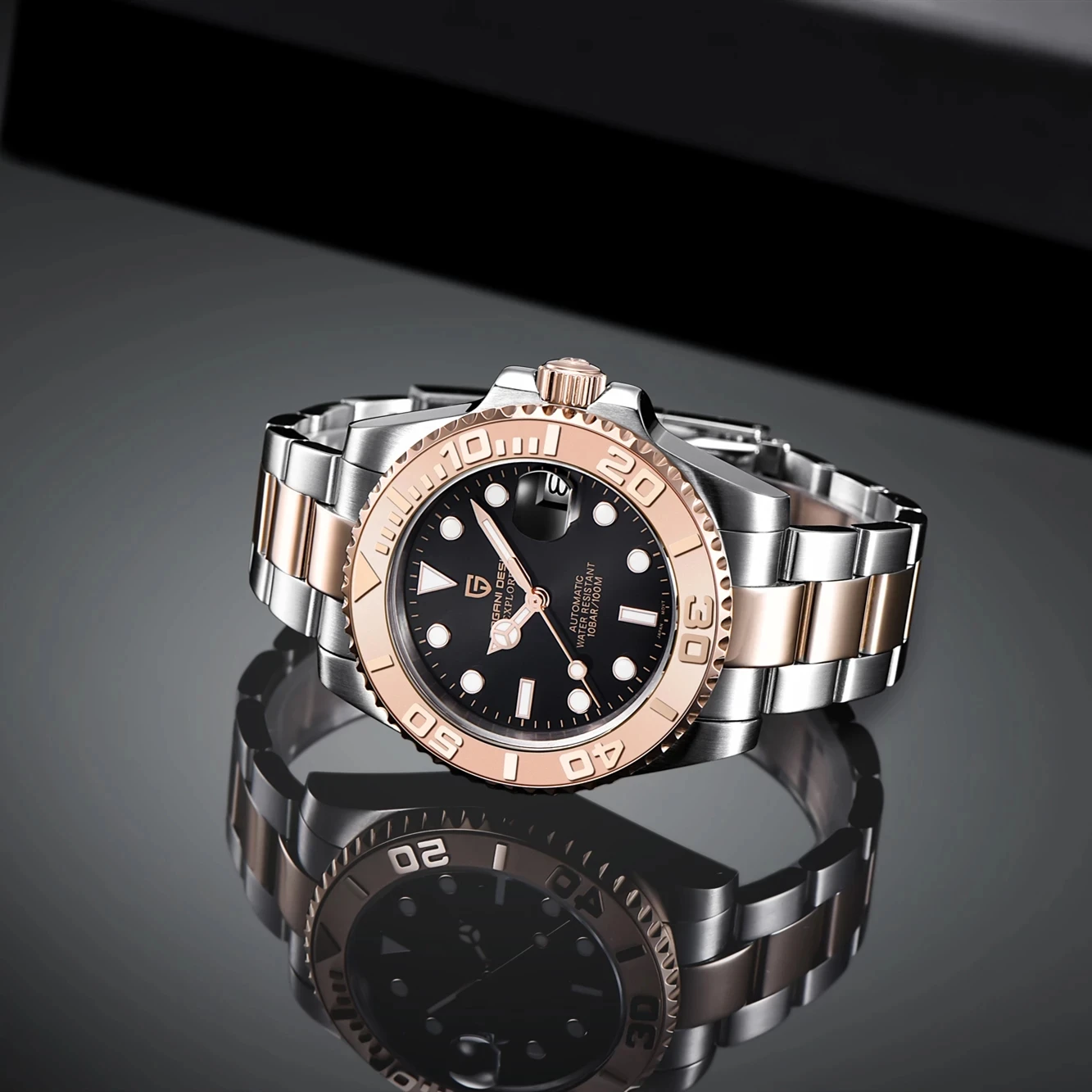 

PAGANI DESIGN Brand Top Men Wristwatch NH35 Automatic Watches Stainless Steel Waterproof Mechanical Watch Sapphire Crystal Clock