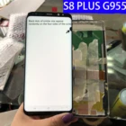 Оригинальная сменная точка S8Plus с рамкой для SAMSUNG Galaxy S8 Plus LCD G955 G955F + черный точечный дисплей + дигитайзер сенсорного экрана