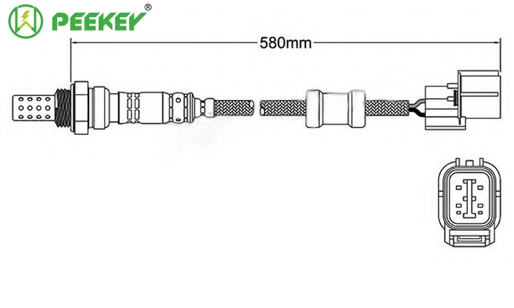 Датчик кислорода 22691 8U000 22690 8J001 подходит для NISSAN SENTRA ALTIMA X TRAIL MURANO 2.5L INFINITI FX45 M45 Q45 4.5L