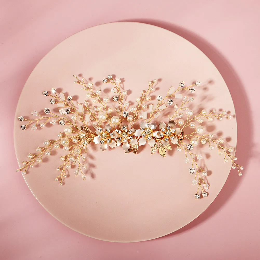 Birdal свадебные аксессуары ювелирные изделия ручной работы цветок жемчуг заколки