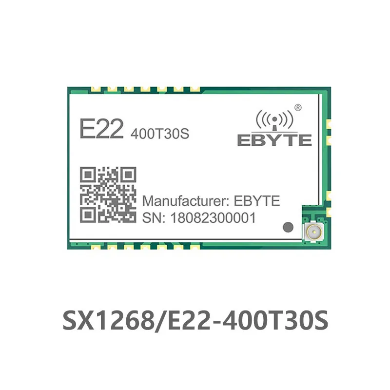E22 400T30S 30dBm SMD UART SX1268 SX1262 беспроводной передатчик и приемник 1 Вт 433 МГц RF модуль RSSI