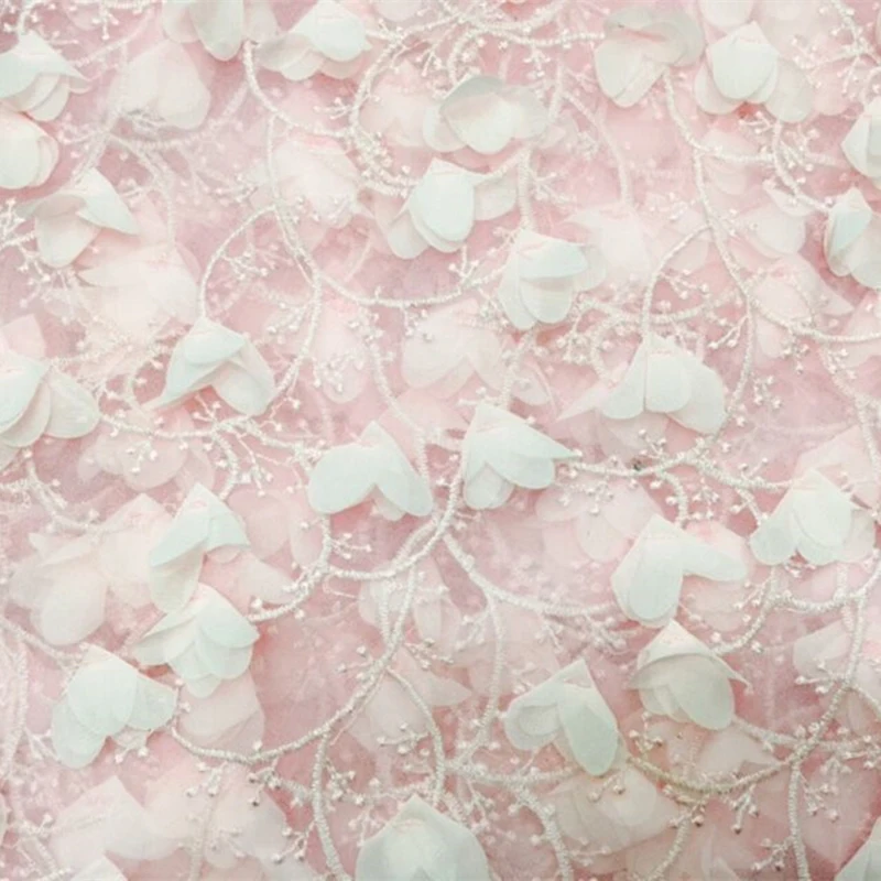 130X100CM вышитый цветок мягкая сетка тюль ткань для юбки пачки блузка одежда