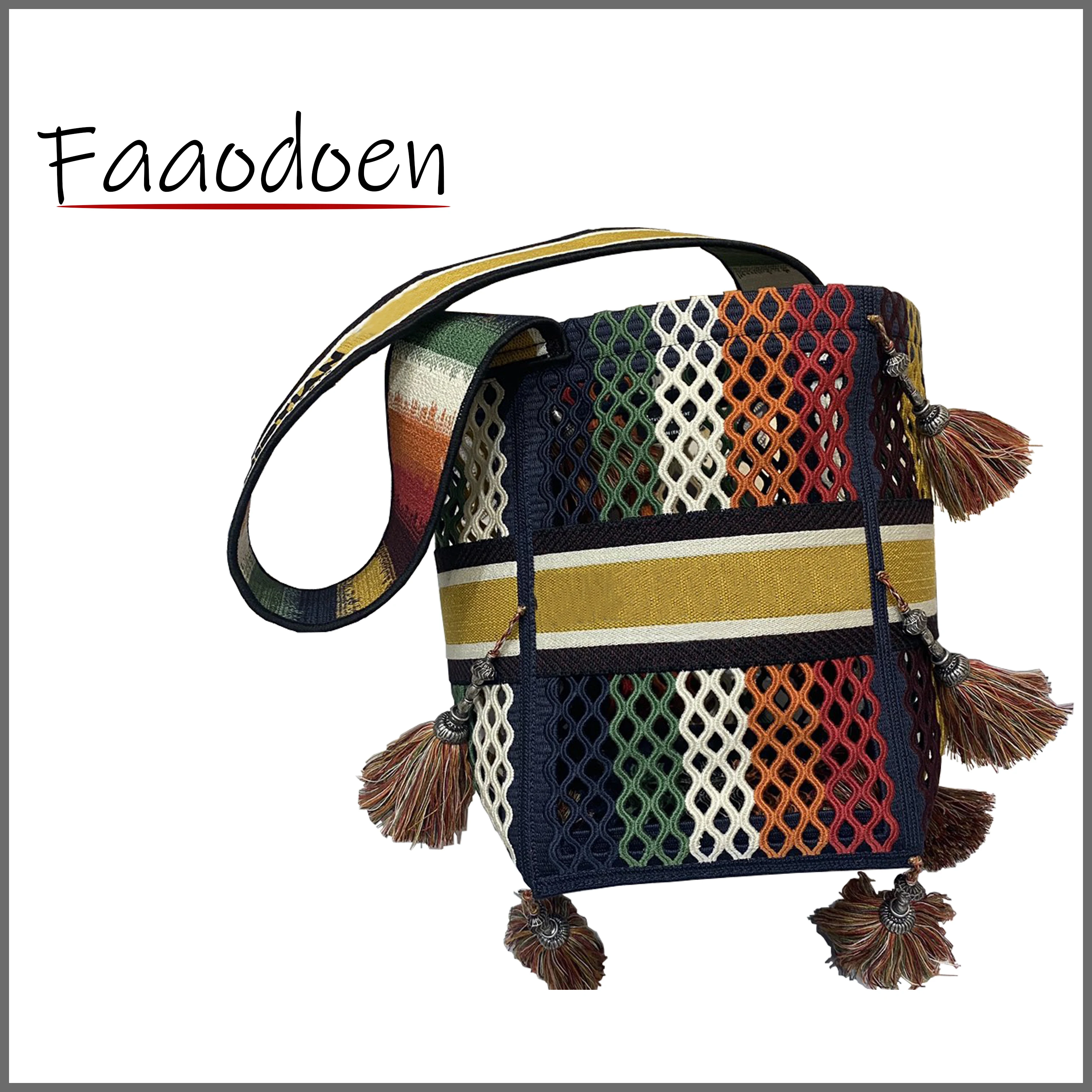 

Fashion Hollow Ladies Large Handbag Handbag Ladies Casual Floral Print Canvas Graffiti Shoulder Bag Beach Bolsa Feminina