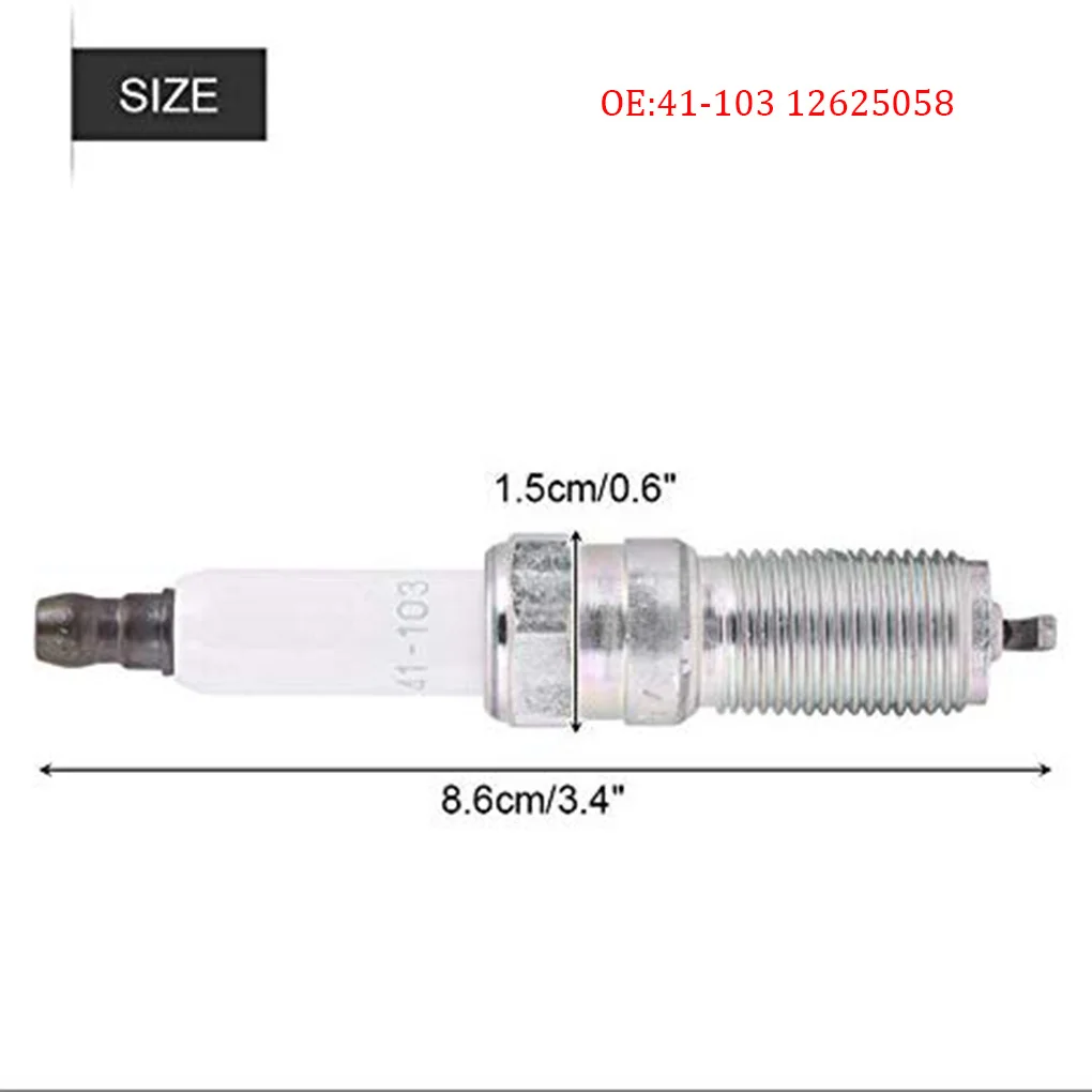 

4PCS Car Spark Plug 41-103 12625058 High Quality Metal Auto Replacement Spark Plug