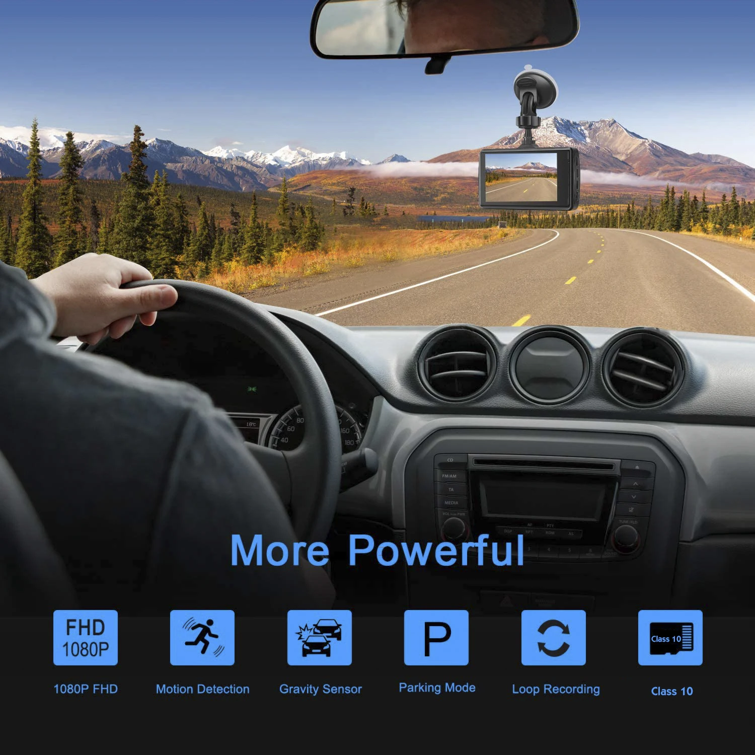 Новинка 2021 Автомобильный видеорегистратор 3 дюйма с зеркалом 1080P FHD супер ночным