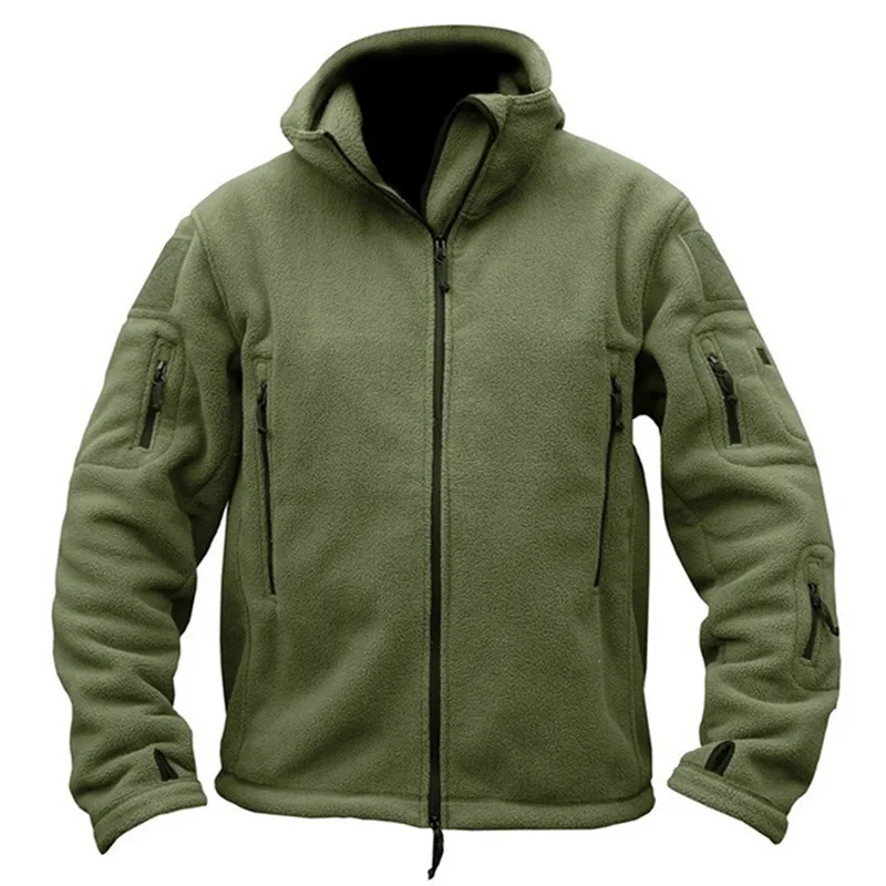 Army Green 1004 Tactical Military Uniform Men Outdoors Adventure Coats Male Hooded Jacket Men Thermal Army Clothing Warm Windproof Outerwear - Цвет: Army Green 1004
