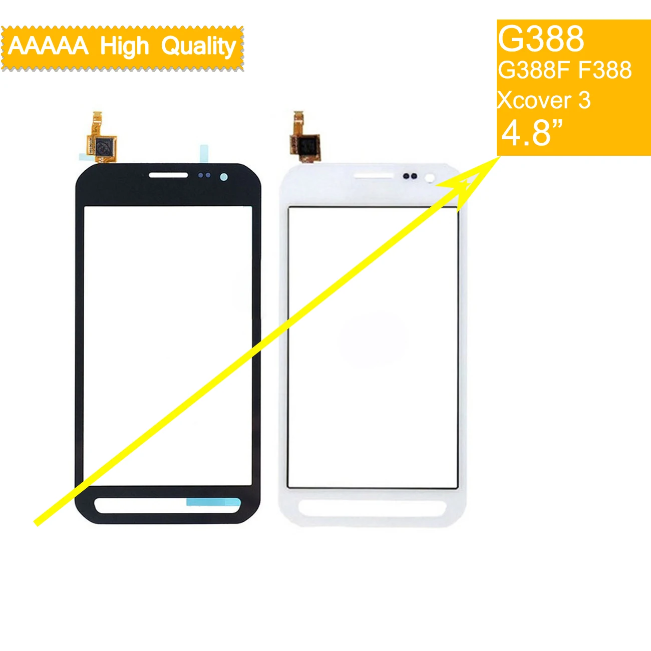 Для samsung Galaxy Xcover 3 G388F XCover3 G388 SM-G388F сенсорный экран панель сенсор дигитайзер стекло сенсорный экран без ЖК-замена