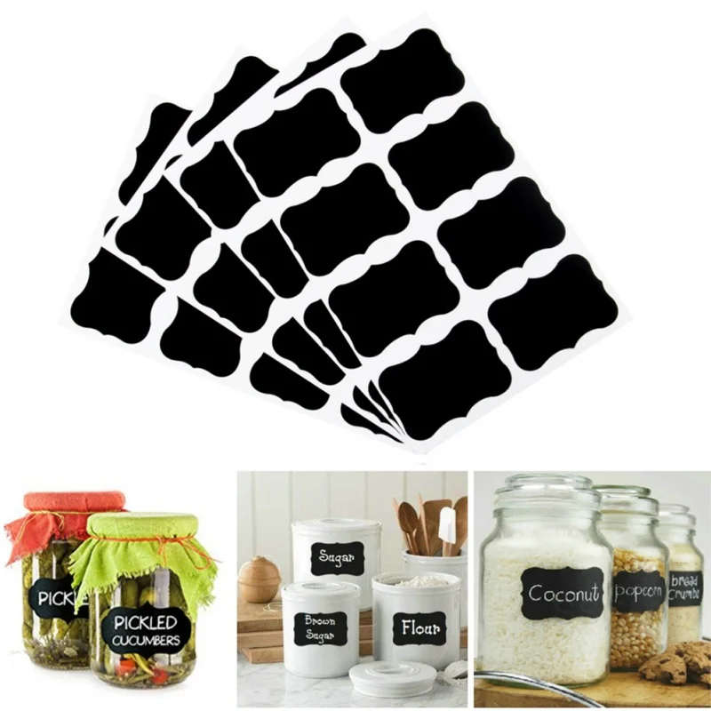 Водонепроницаемая доска кухонные наклейки с этикетками для специй оптовая