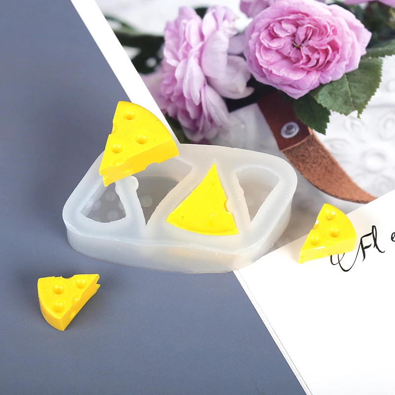 1Pcs Cheese Silicone Candle Molds Handcraft Cute Ornaments Making Tool Practical DIY Soap Mould Mold For | Дом и сад