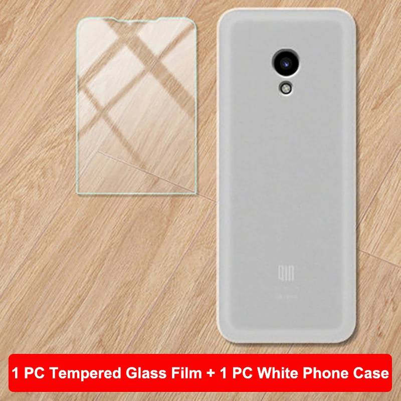 2 в 1 HD стеклянная пленка с чехлом для Xiaomi Qin F21 Pro стекло защиты экрана F21Pro F 21 из