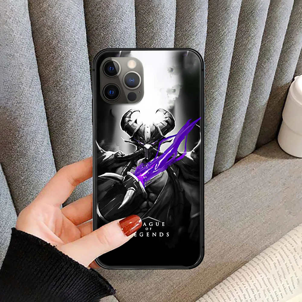 

LOL League of Legends Game Phone Case cover For iphone 5 5S 6 6S PLUS 7 8 11 12 mini X XR XS PRO SE 2020 MAX black hoesjes 3D