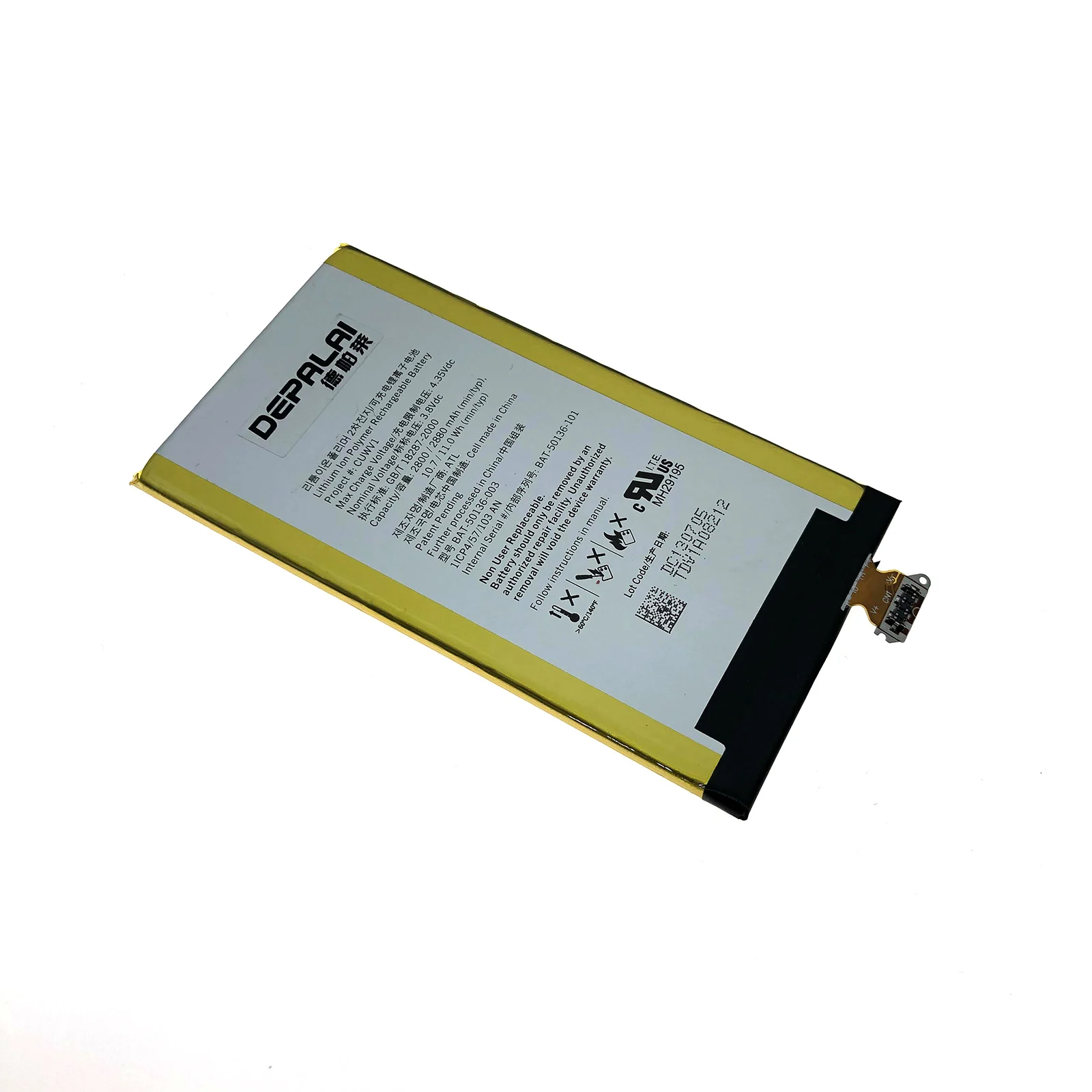 Аккумуляторная батарея BAT 50136 003 для смартфона BlackBerry Z30 2800 мАч|Аккумуляторы