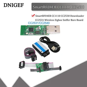 SmartRF04EB CC1110 CC2530 Downloader CC2531 Wireless Zigbee Sniffer Bare Board With Bluetooth 4.0 Dongle Capture Packet Module