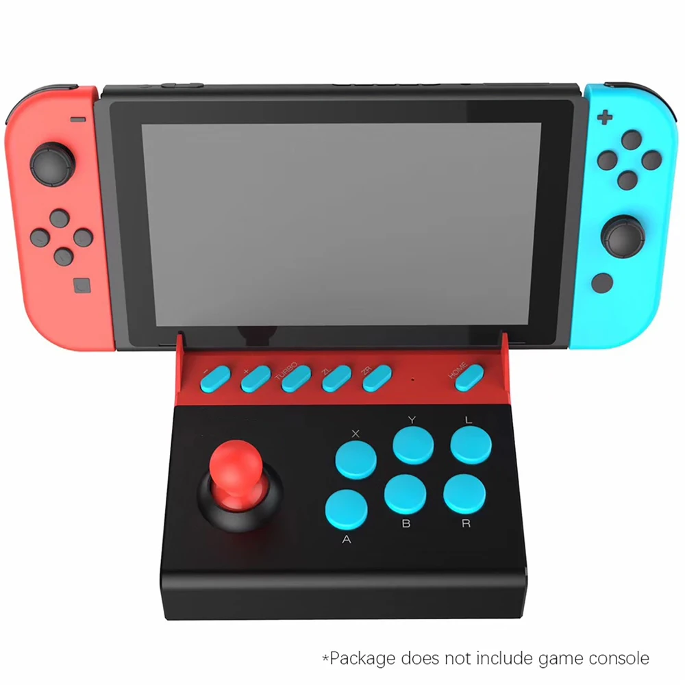 Arcade Game Single Rocker Control Games Joystick for Nintend Switch with 8 Tubro Action Buttons Adapter Handle | Электроника