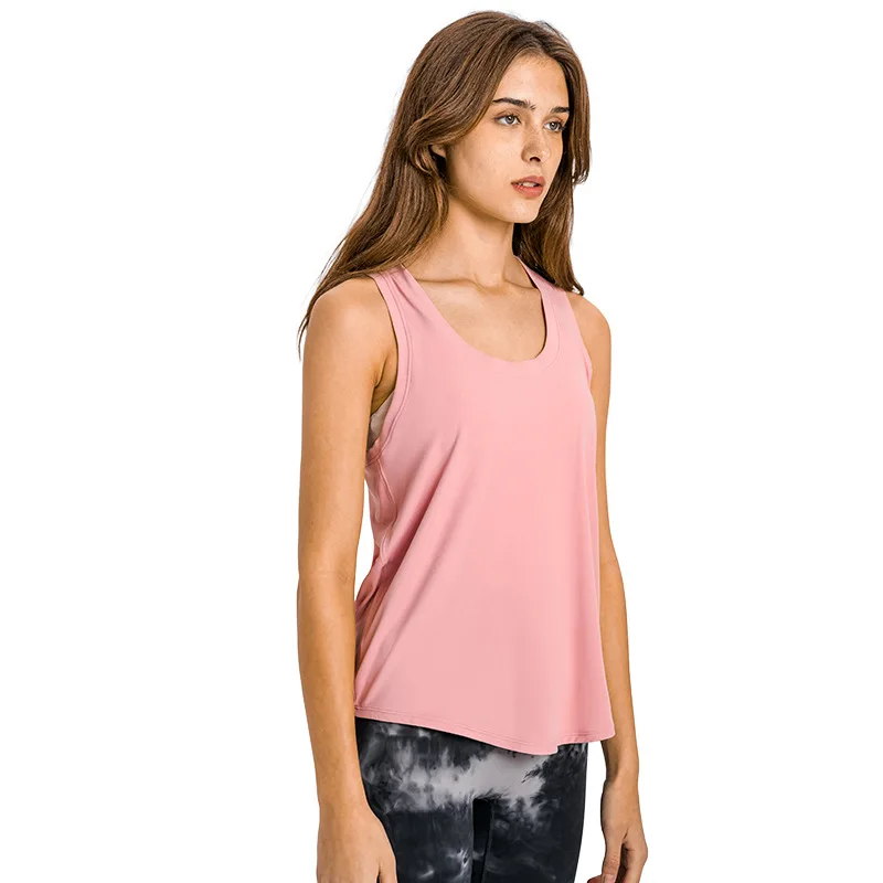 

Lulu Yoga Fitness Sports Top Gym Tank Top Bra and Inner Wear Sexy Breathable Quick Dry Jogging Workout Smock Tops Woman Clothes