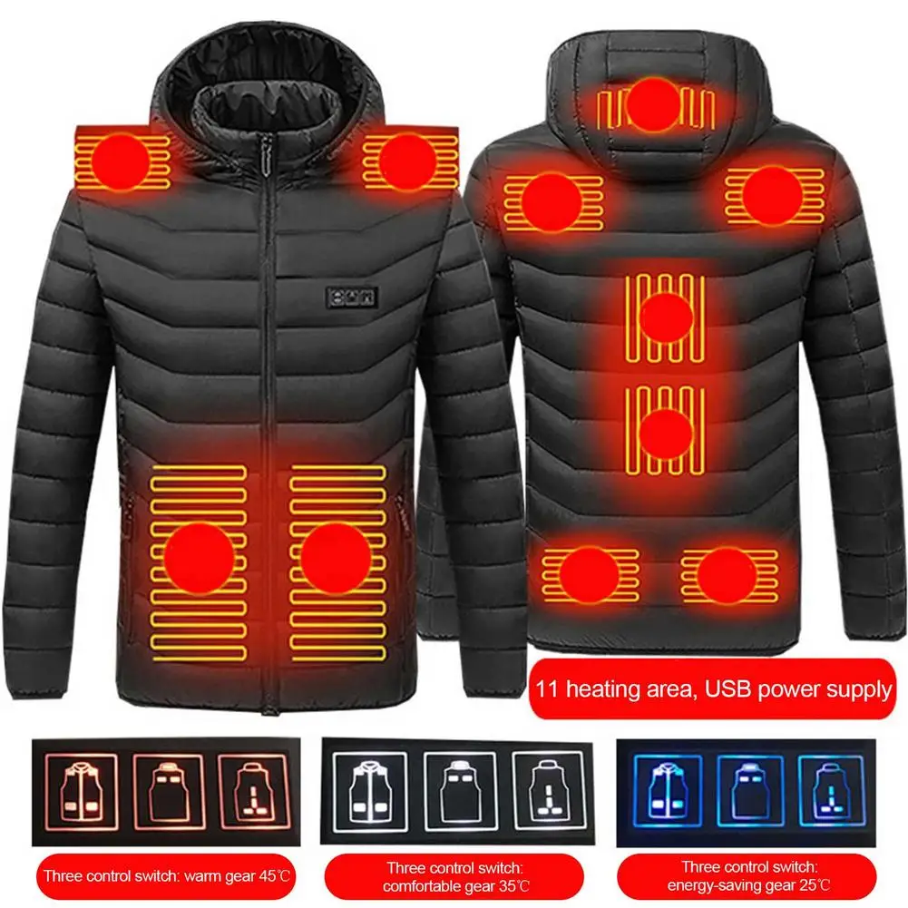 

Heating Cotton Clothing Smart Waterproof Electric Clothes Heated USB Outdoor Flexible Thermal Winter Warm Waistcoat Hot Sale New