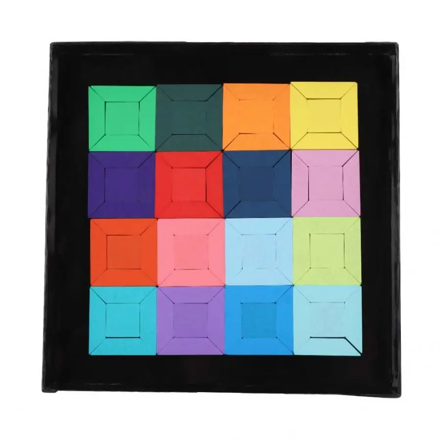 80 шт. деревянные магнитные геометрические фигуры | Игрушки и хобби