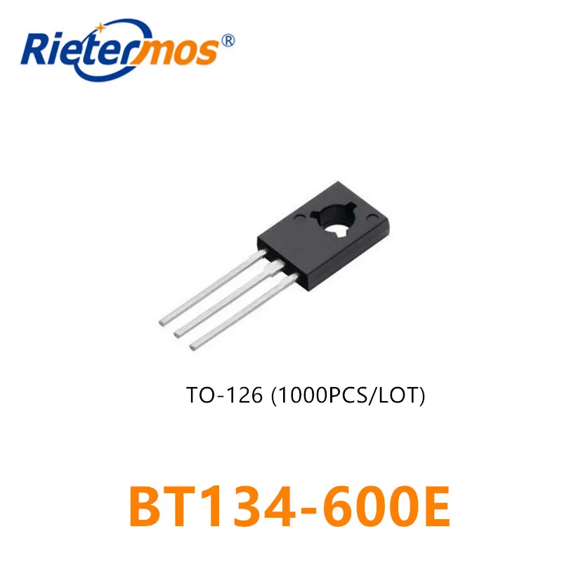 

1000PCS BT134-600E 4A600V TO126 BT134 BT134-600 BT134-600D made in China