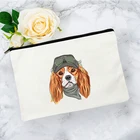 Bulldog косметичка для макияжа Бесплатная доставка сумки Мини Kawaii Женская сумочка женская косметика