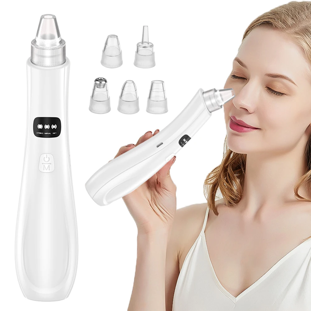 

Electric Blackhead Remover Vacuum Face T Zone Pore Acne Black Dot Pimple Nose Cleaner Skin Care Tools Home Beauty Equipment Gift