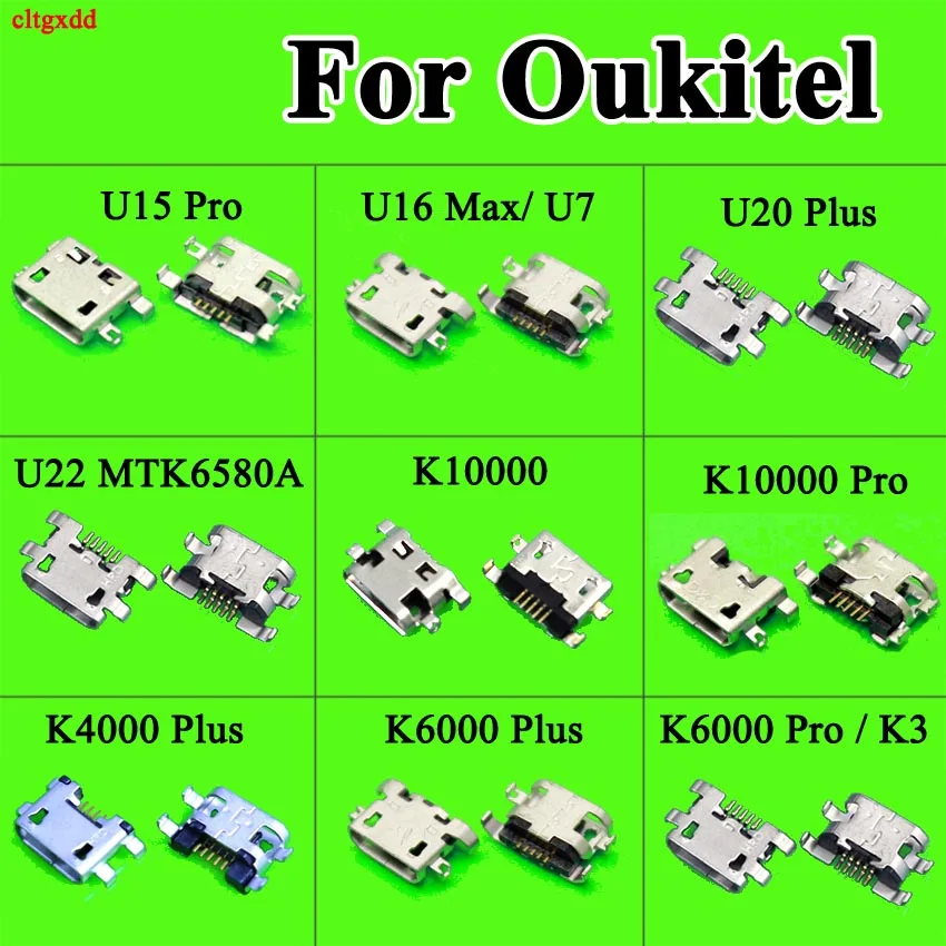 For Oukitel K6000 Plus K4000 K10000 Pro U22 U16 max U15 Pro U15S K8 Micro usb jack socket Dock Charging charger Port Connector