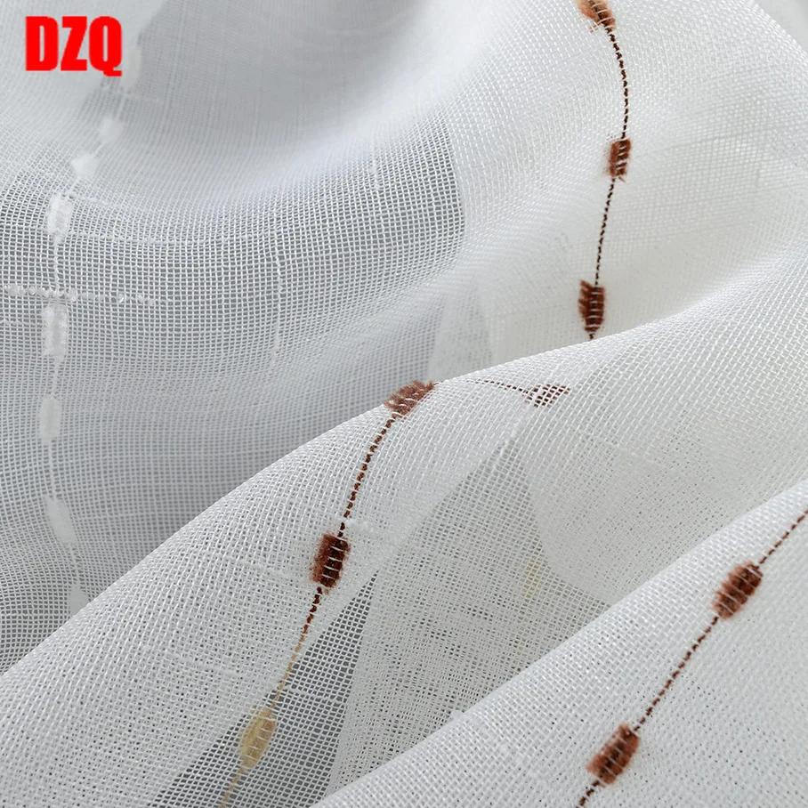 

2021 New Simple Chinese Printed Fabrics Fresh and Versatile Balcony Sunshade Screens Curtains for Living Dining Room Bedroom