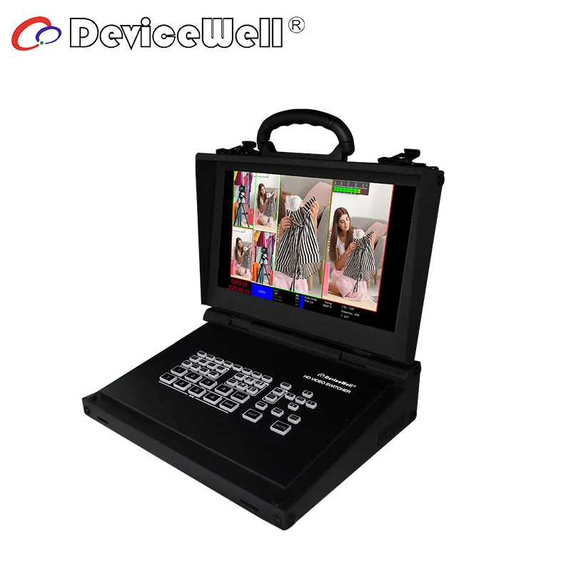 DeviceWell HDS9105C Портативный видео коммутатор с 11 6 дюймовым монитором HDMI кабель