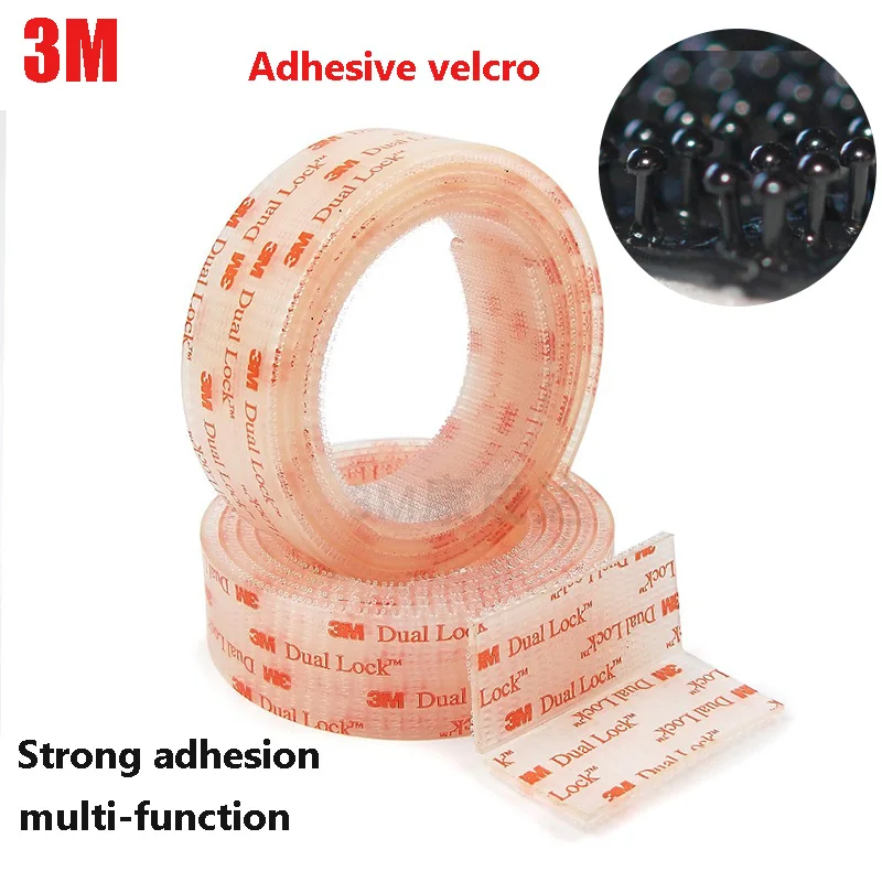 3 м липучками клей черный двойной замок Тип 250/25.4 мм гриб закрывающимися крепежа