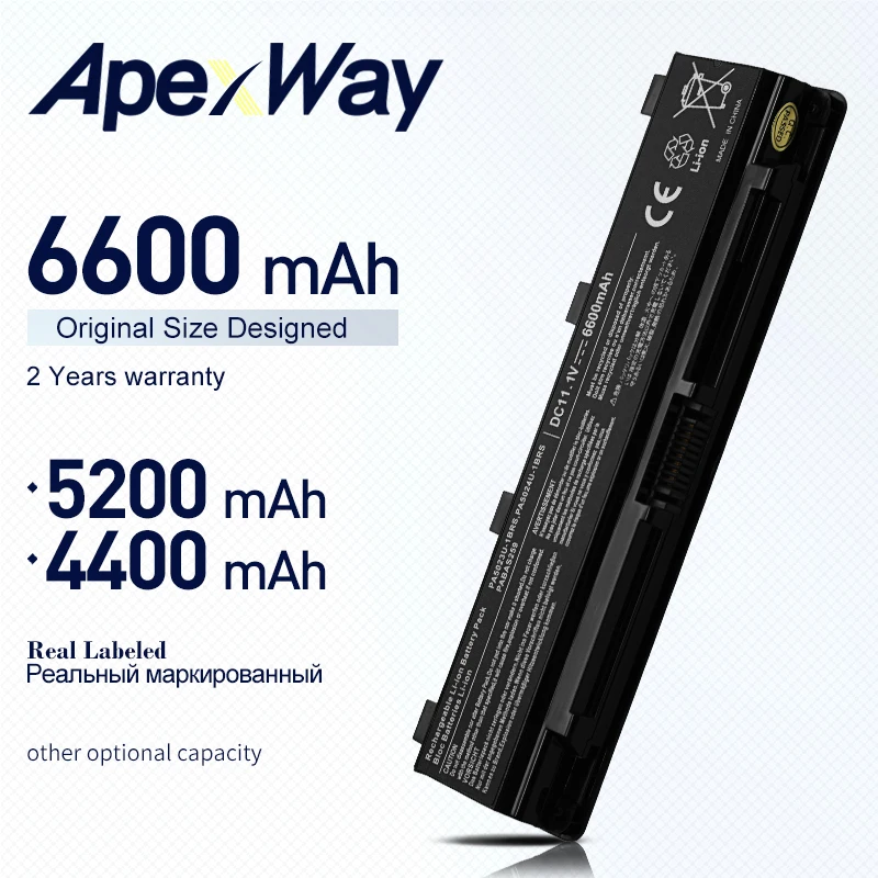 Аккумулятор для ноутбука Toshiba Satellite L70 L805 L830 L835 L840 L845 L855 L870 L875 серия PABAS259