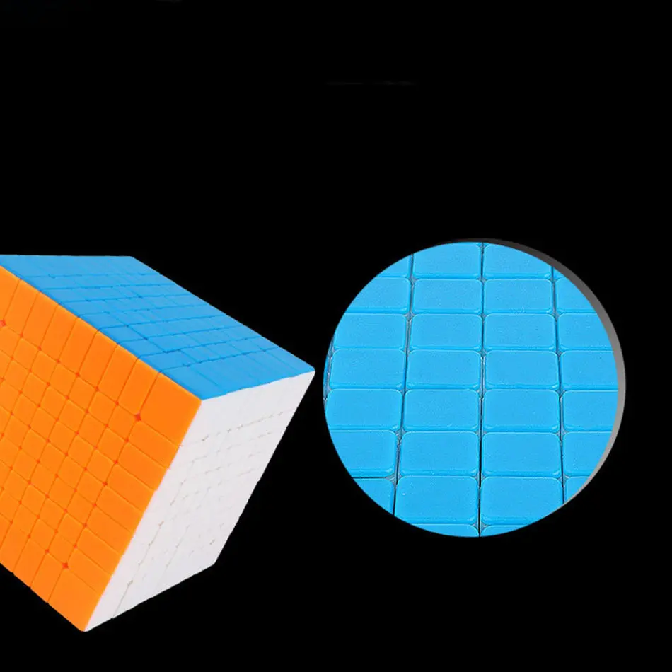 Yuxin 9x9 волшебный куб Yuxin Little Magic 9x9x9 волшебный куб 9 слоев скоростной куб профессиональный пазл детские игрушки подарок cubo magico