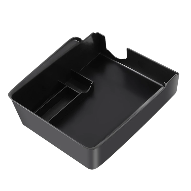 

Car Central Armrest Rear Storage Box for Tesla Model 3 /Y 2021 Accessories Center Console Flocking Organizer Containers