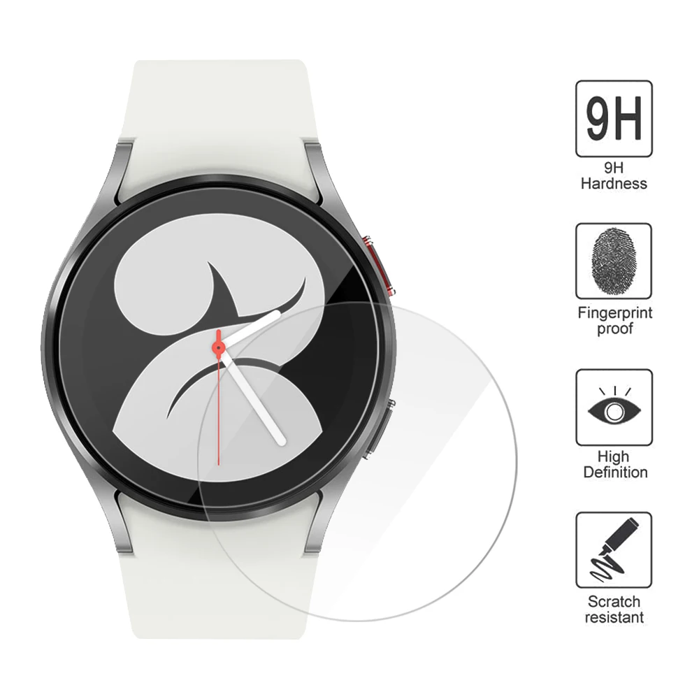 Tempered Glass Film for Samsung Galaxy Watch 4/5 40mm 44mm  Watch 42mm 46mm HD Clear Screen Protector for Galaxy Watch 5pro 45mm