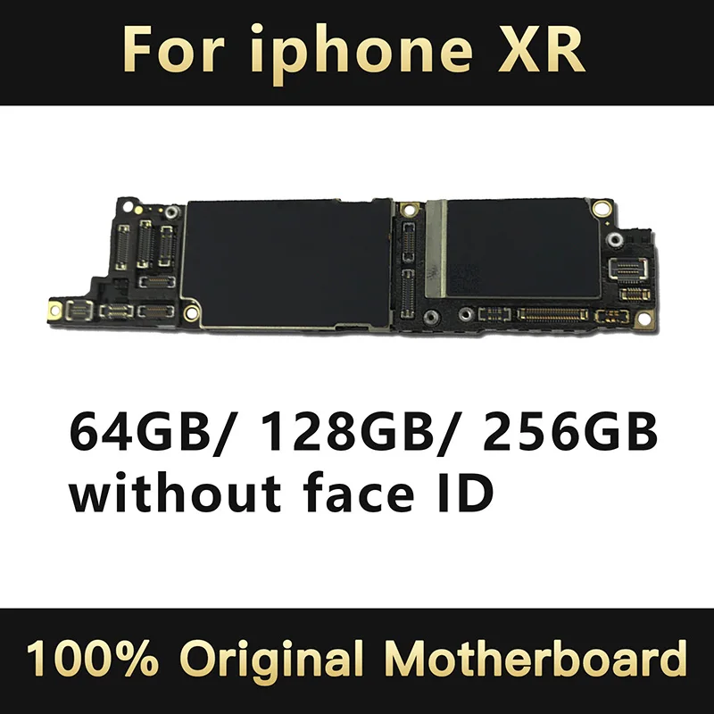 Оригинальная разблокированная материнская плата для iPhone XR 64 Гб 128 ГБ 256 без FACE ID Бесплатный iCloud чистая