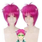 Аниме катастрофическая жизнь сайки К. Парик для косплея Saiki Kusuo из ярко-красных волос, 40 см