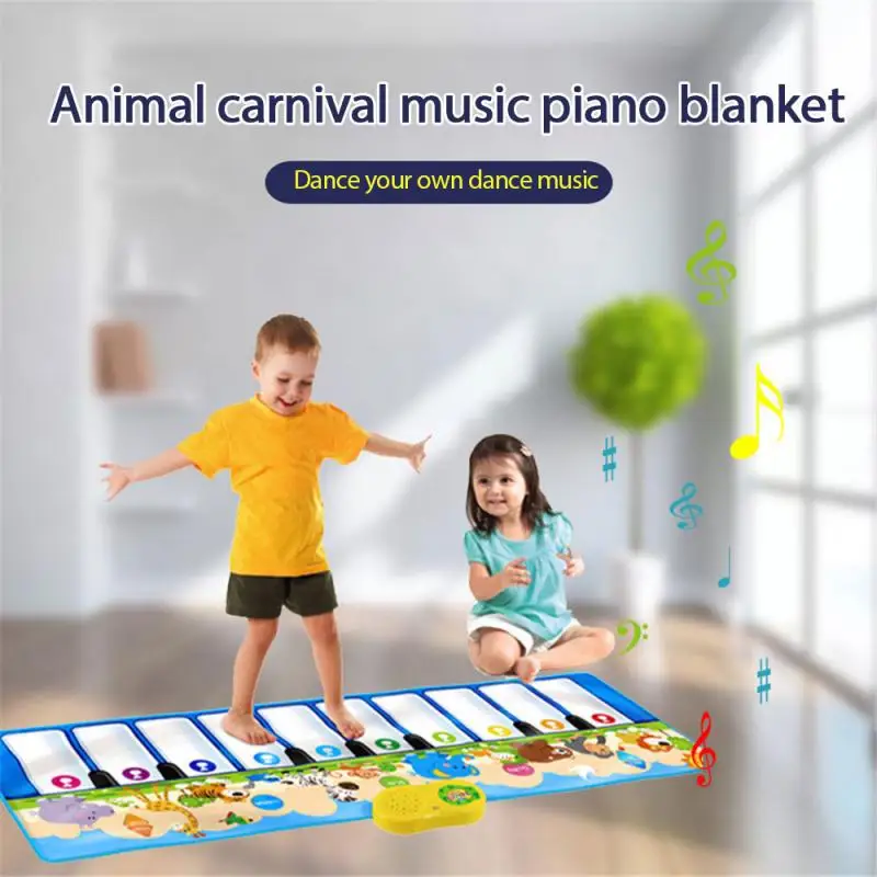 

Детское электронное одеяло для пианино, детский ранний развивающий музыкальный инструмент, многофункциональная детская игрушка на день ро...