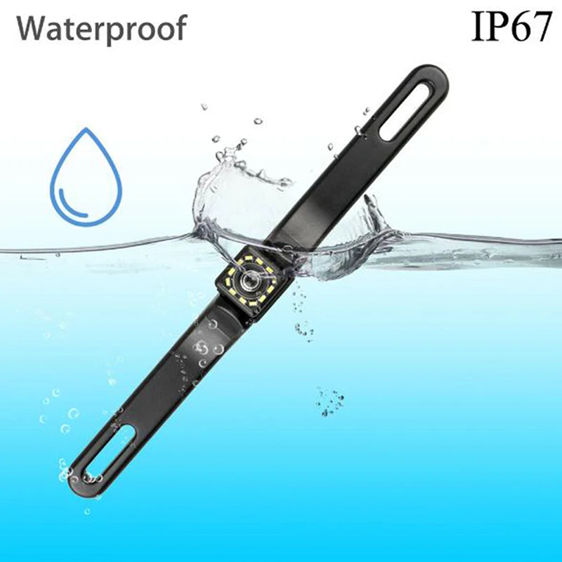 

170 Degree HD Car RearView Reverse Backup Camera License Plate Night Vision Waterproof