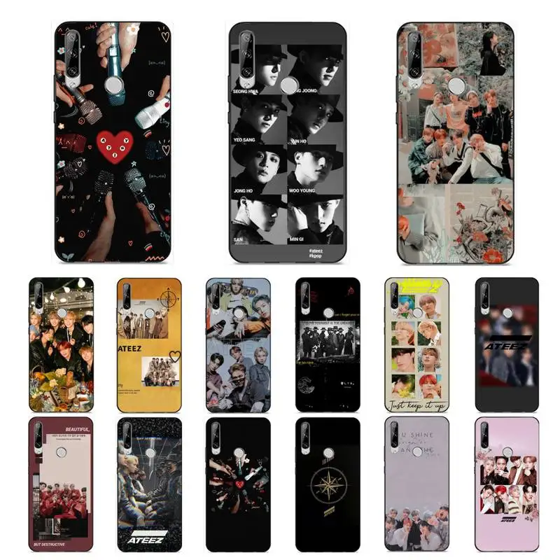 

MaiYaCa ATEEZ KPOP Singer Phone Case for Huawei Y 6 9 7 5 8s prime 2019 2018 enjoy 7 plus