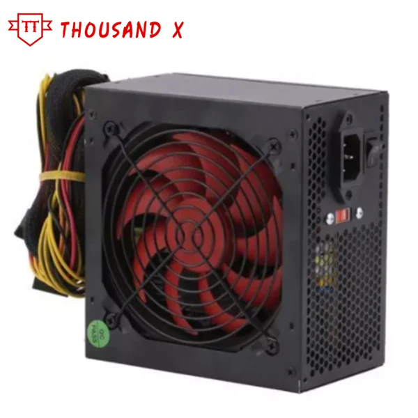 

230V 110V Professional Max 650W Actual 400W 110V Desktop Computer PC Power Supply SATA PCIe 120mm Single Quiet Cooling Fan