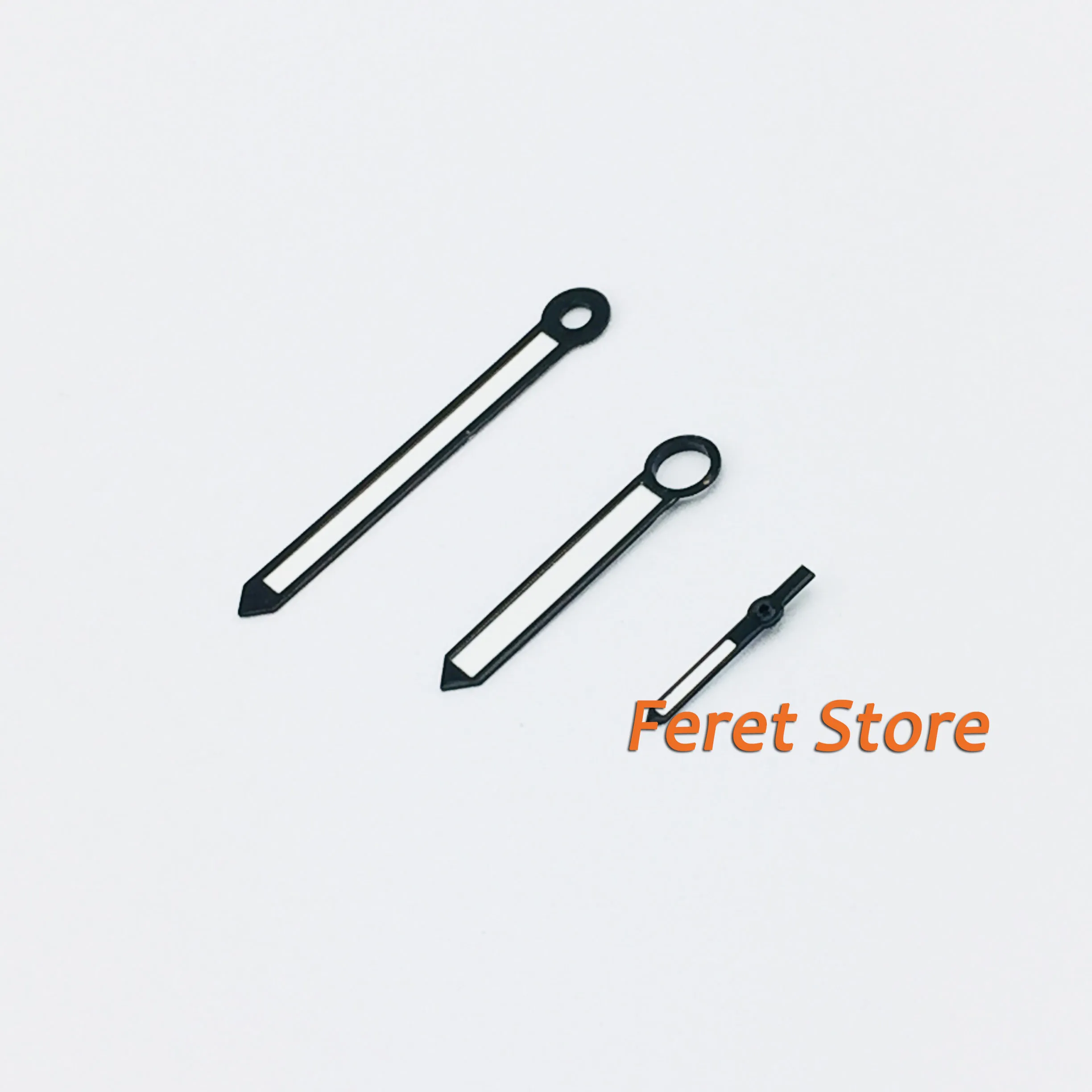 Часы с черными и серебряными краями белые светящиеся подходят для ETA 649 7 6498