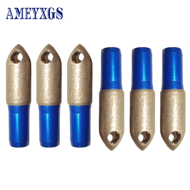 

6pcs Archery Arrowhead Whistle Broadhead Used On OD 8mm Arrow Shaft Target Points Bow and Arrow Shooting Hunting Accessories