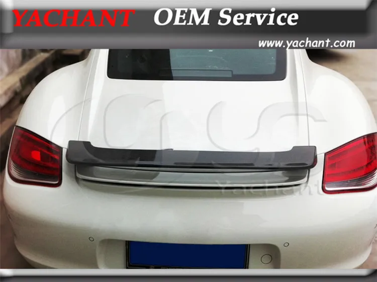 Задний спойлер для багажника из углеродного волокна TA2 подходит 987 Cayman Boxter 2006