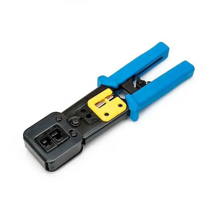 Сетевой ethernet кабель тестер RJ45 комплект щипцы кусачки для проводов устройство