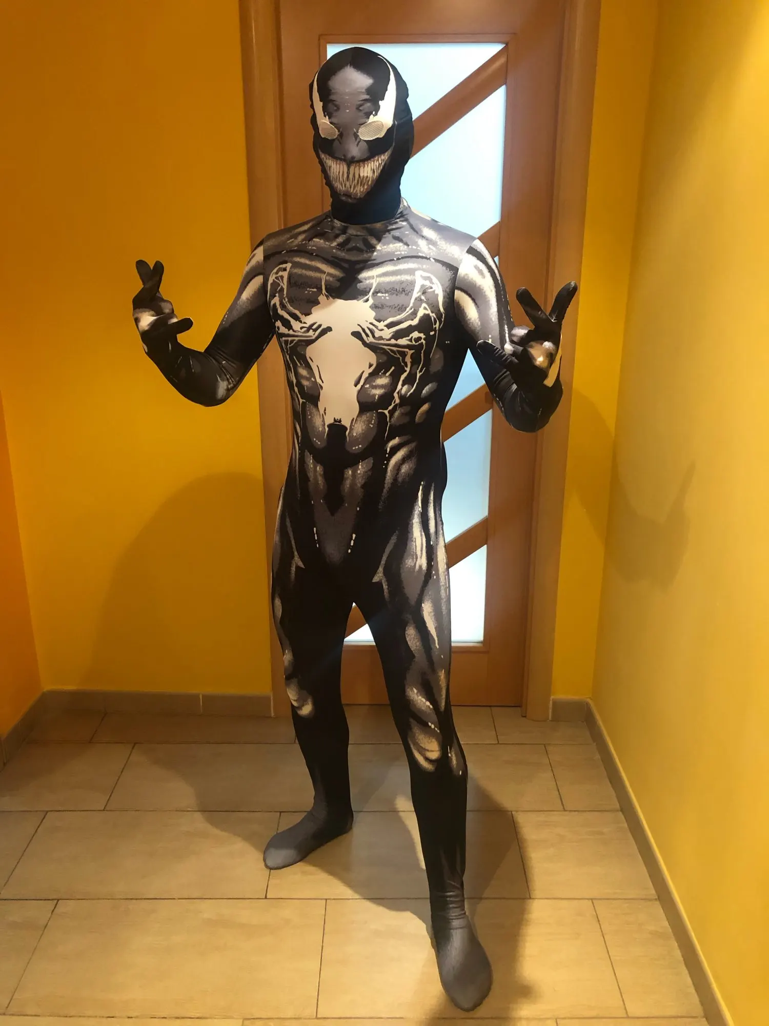 Черные колготки Веном симбиза косплей костюм на Хэллоуин малыш супергерой